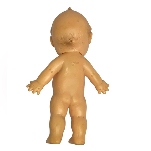 Kewpie Doll Non-Jointed w/ Moving Head Vintage Vinyl Cameo 7" c1960's - Picture 5 of 10